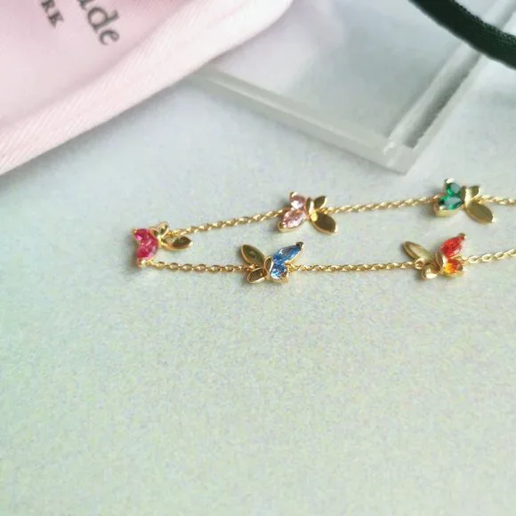 💛 Kate Spade social butterfly 💛 social butterfly multi color bracelet - Picture 3 of 4